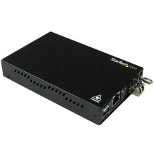 StarTech.com Singlemode SM LC Fiber Media Converter for 1Gbe Network - 20km -
