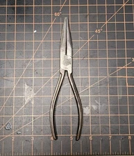 Vintage GM-5915 Long Drop Forged Needle Nose Pliers, Made In West Germany