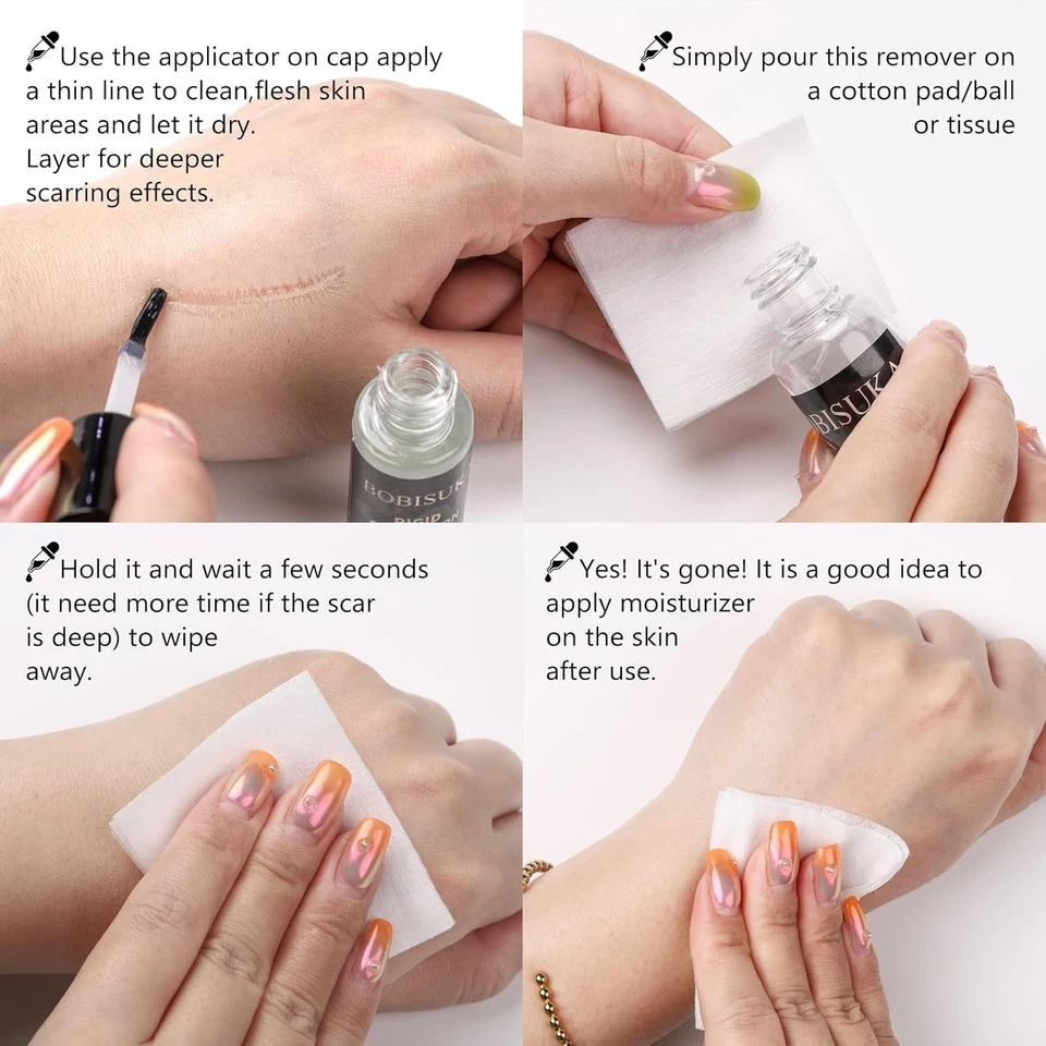 BOBISUKA Rigid Collodion Remover 50ml for Scar Makeup Removal Professional Speci - Image 4 of 4