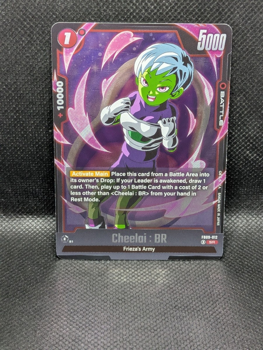 Cheelai : BR FB09-012 Alternate Art Dual Evolution Dragon Ball