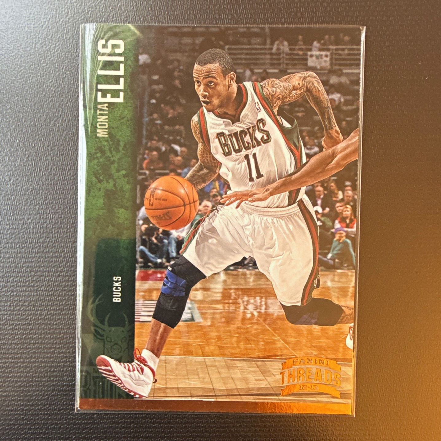 Panini 2012-13 Threads Monta Ellis Milwaukee Bucks Base Set Card #82 Basketball