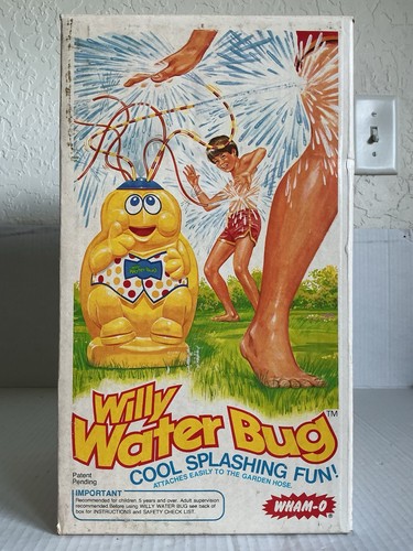 Aspersor de juguete de agua Willy Water Bug de colección Wham-O 1979 coleccionable hecho en EE. UU. - Imagen 15 de 20