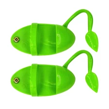 2 Pcs Plastic Metal Parrot Feeding Racks Bird Stands Pet Supplies Accessories