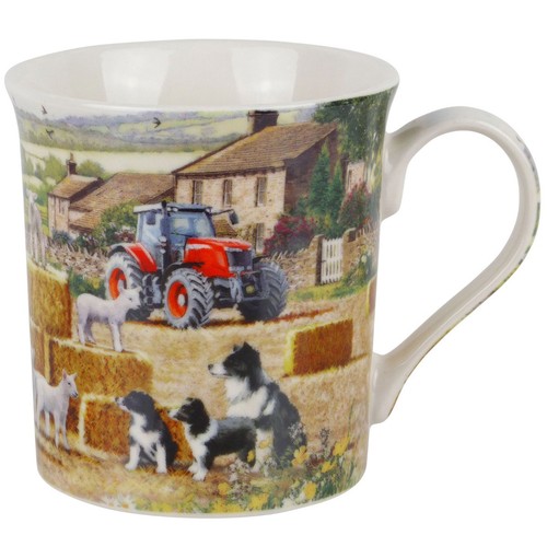 Caja de regalo The Leonardo Collection China Taza Collie and Sheep Farm Scene - Imagen 4 de 6