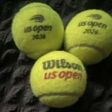 Wilson US Open 2026 Tennis Balls 3 Pack for Practice, Training & Match Play