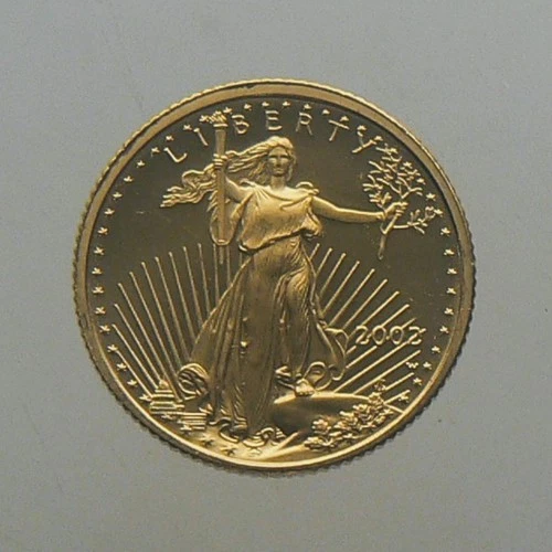 2002-W Proof $5 1/10 oz Gold American Eagle