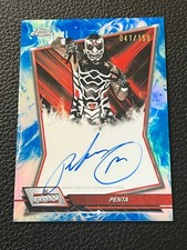 2026 Topps Chrome WWE Penta Red Brand Auto /150 Blue Refractor CYE