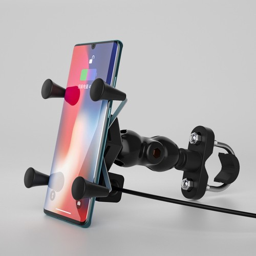 Motorrad Rückspiegel Montieren Motorrad Telefon Schnell Ladegerät - 第 6/12 張圖片