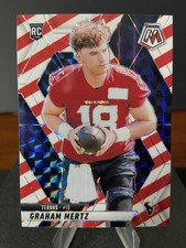 GRAHAM MERTZ 2025 Panini Mosaic Rookie Red & White Stripe #392 Texans