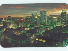 Conoco Gas Station Neon Billboard Sign On Rooftop Denver Colorado CO hs3975