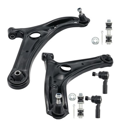 6pc Front Control Arms Sway Bar Links Tie Rod Ends for Scion xA xB 2004-2006