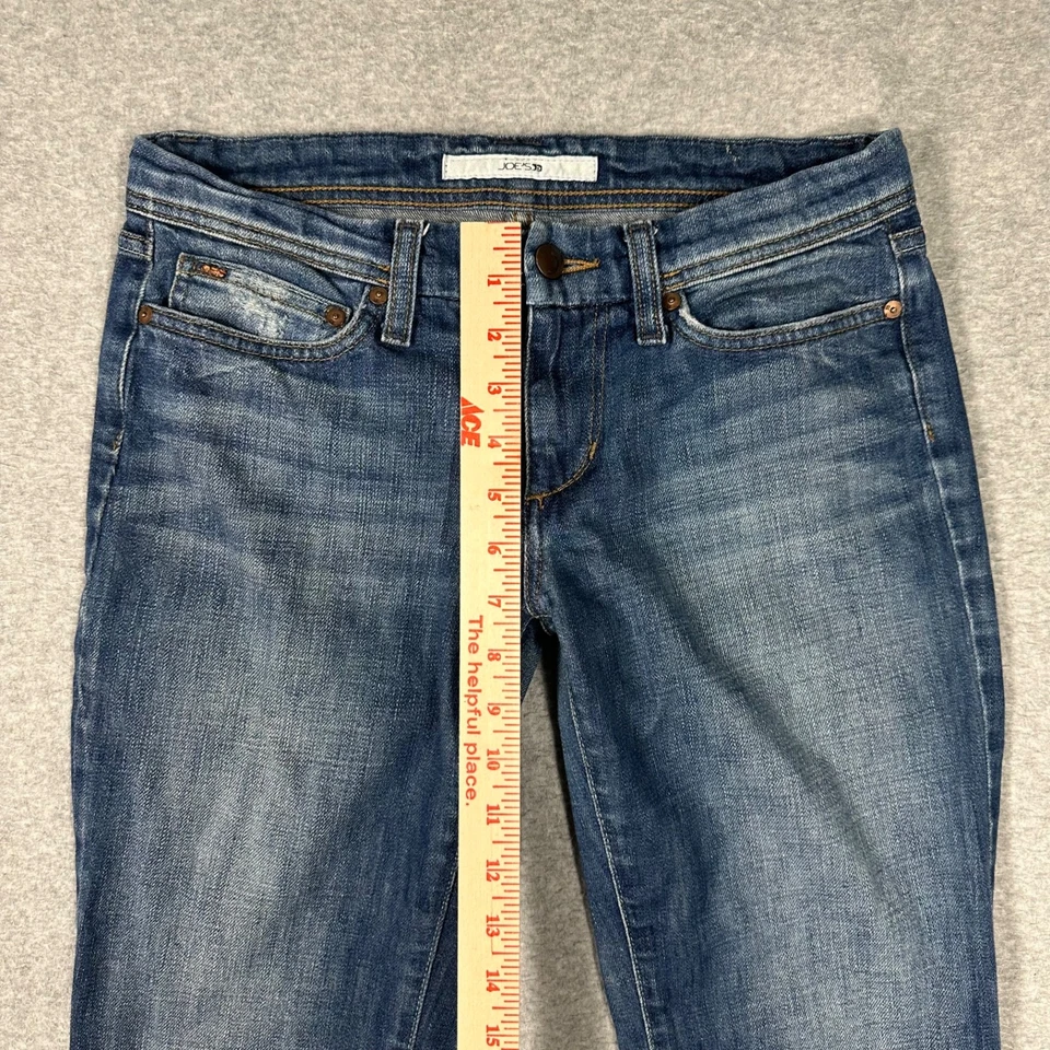 Jeans Joes Provocateur Bootcut tiro bajo lavado oscuro elástico denim para mujer 26 Foto 3 de 4