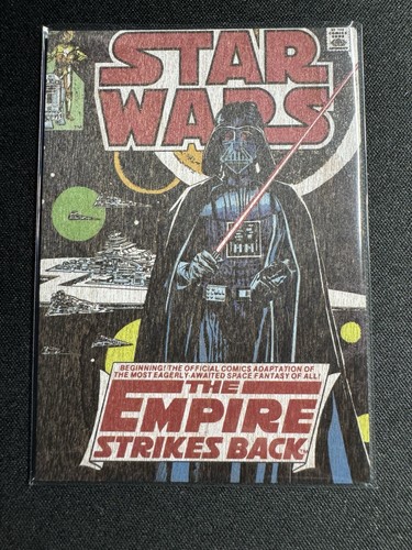 2024 Topps Star Wars capolavoro copertina fumetto settembre 1980 MC-12 6/10 legno parallelo