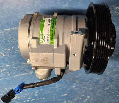 R134a AC Compressor 6 Groove 163mm Replaces 22-65772-000 Denso 10S15C 300-3851A