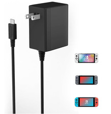 Charger for Nintendo Switch,39w AC Power Nintendo Supply Adapter 15V 2.6A Fast