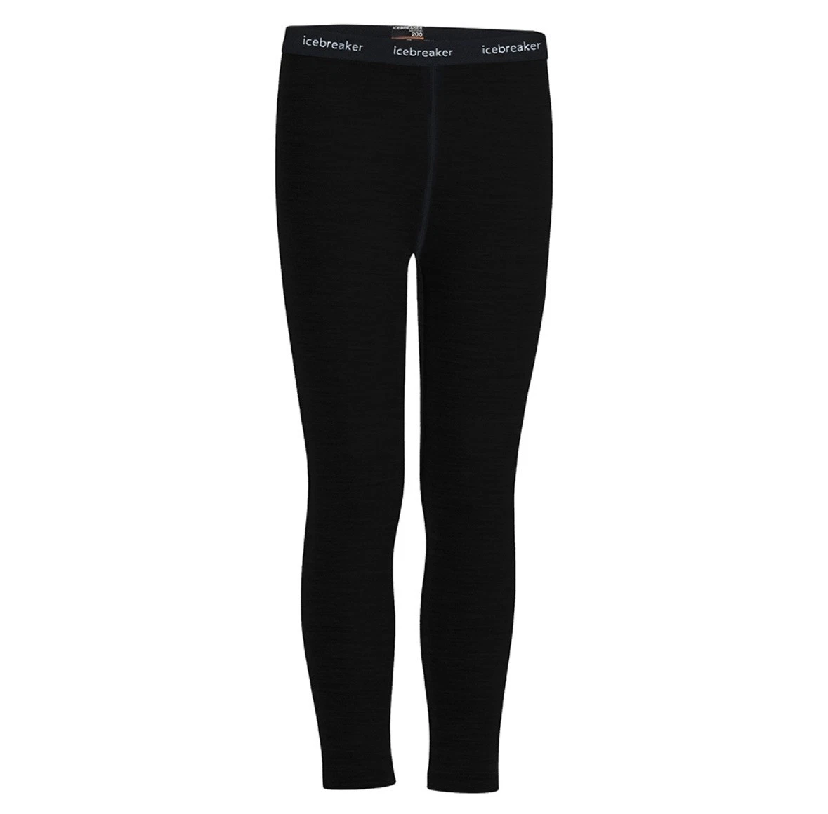 NEW Icebreaker 200 Oasis leggings black merino wool Base Layer