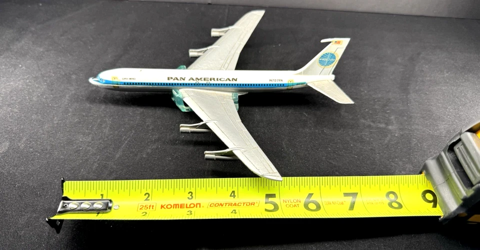 Vintage Aero Mini Pan American Clipper America Boeing 707 Diecast N707PA (Japan) - Image 4 of 4