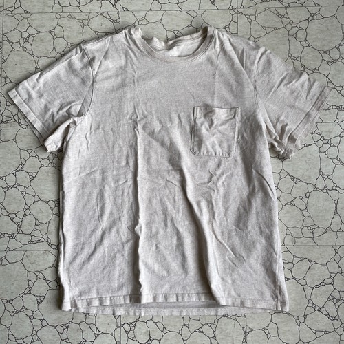 Everlane Mens The Premium-Weight Pocket Tee Short Sleeve XL heather cashew