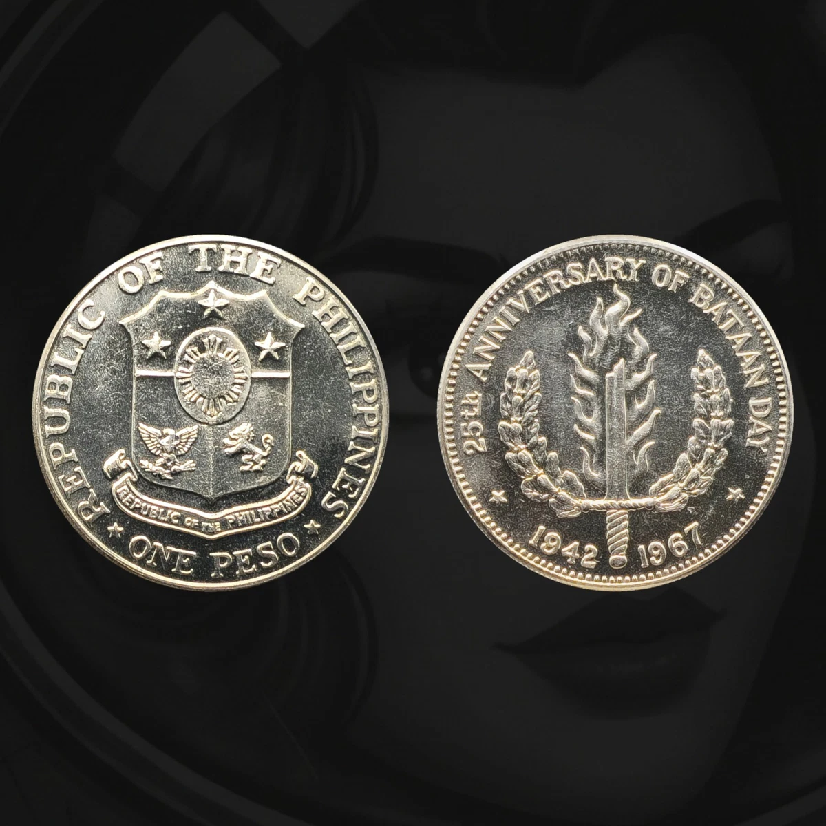 フィリピン 1967 25周年記念硬貨 1ペソ SV900 外国 Silver 1967 Philippine Coins for sale | eBay