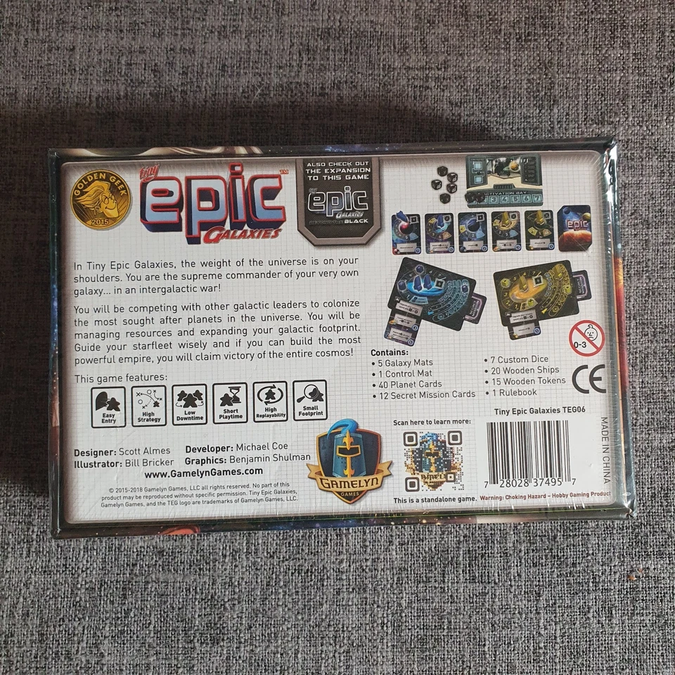 Tiny Epic Galaxies Board Game - New & Sealed - Image 2 of 2
