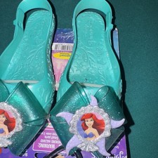 Disney Princess Ariel Costume Shoes By Disguise, Size 9/10 S/P 3 , New With Tag 