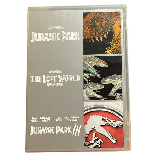 Jurassic Park Trilogy DVD Set 3 Movie Collection R4 Action Sci-Fi Sam Neill - Picture 1 of 7