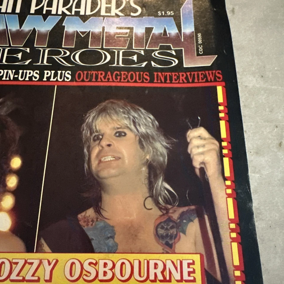 Hit Parader Heavy Metal Heroes Magazine May 1985 AC/DC Vs OZZY OSBORNE W/poster - Image 4 of 4