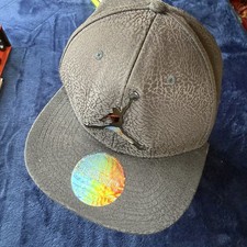 Nike Air Jordan Jumpman Elephant Print Elite Snapback Hat Black Youth Size 8-20