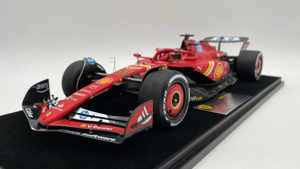  LS18F1065 Looksmart Ferrari SF-24 F1 Leclerc Winner Monza GP 2024 1/18 - Immagine 3 di 4