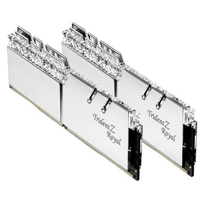 32GB G.Skill DDR4 Trident Z Royal Silver 3600Mhz PC4-28800 CL16 Dual Kit 2x16GB
