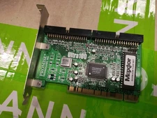 Promise Technology Ultra 100 TX2 V2.01 IDE 2 Port Controller Card Untested As Is