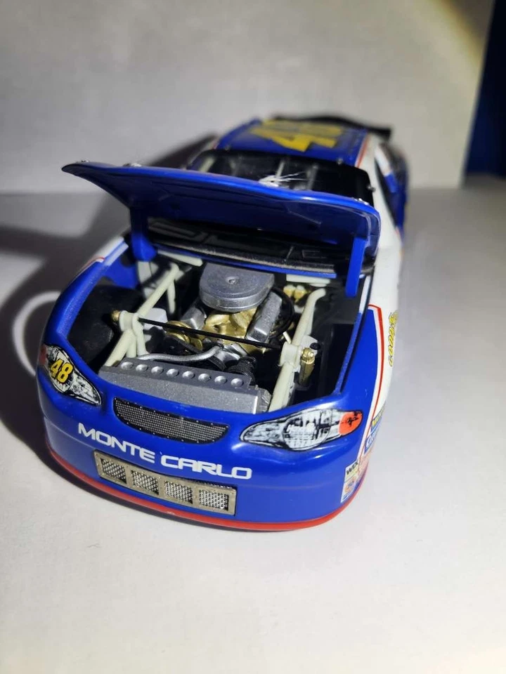  JIMMIE JOHNSON 2002 #48 LOWES EMPLOYEE SPECIAL POWER OF PRIDE 1/24 ROOKIE NIB - Image 4 of 4