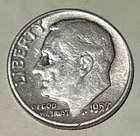 1957-P 10C Roosevelt Dime 90% Silver