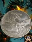 1 Oz .999 SILVER Round AZTEC DRAGON  World of Dragons First of Series 🔥