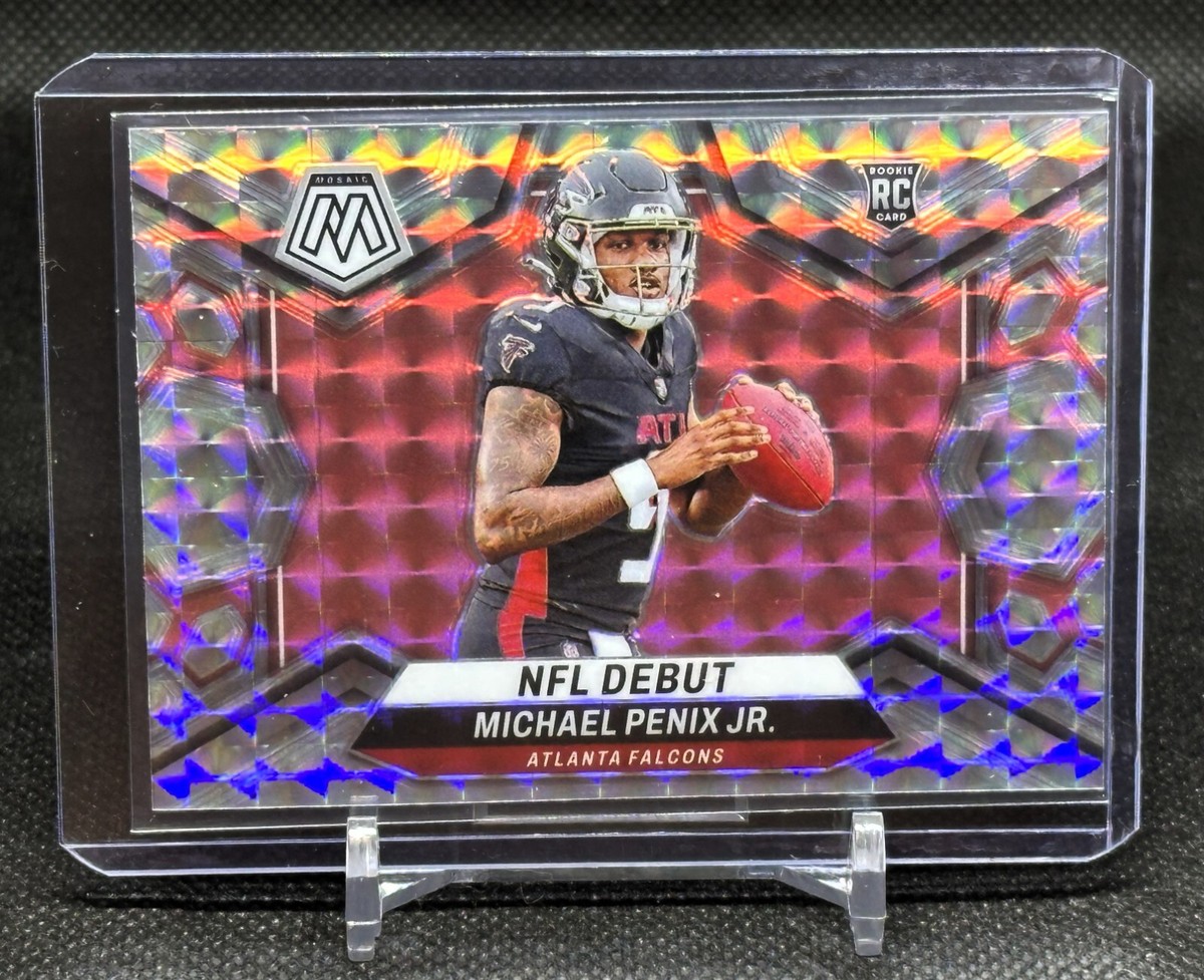 2024 Panini Mosaic Michael Penix Jr. Silver Mosaic NFL Debut
