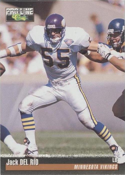 1995 Classic Pro Line Jack Del Rio #244 - 1 of 2