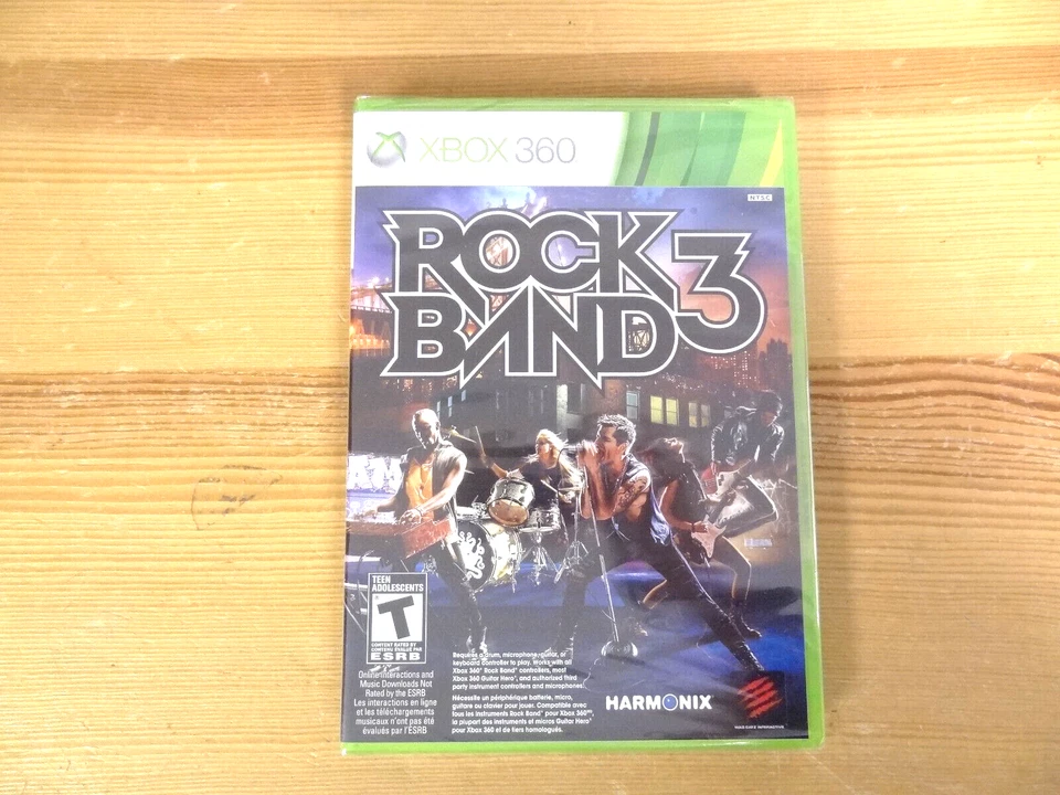 Microsoft Xbox 360 Rock Band 3 Wireless Keyboard + Game Bundle NEW SEALED - Image 3 of 4
