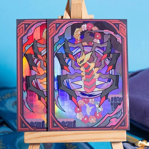 64pz Manicotti Carte Collezionabili Pokémon Giratina PTCG 66X91mm Misura Standard - Foto 1 di 2