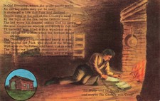 In Old Kentucky I'll study and be ready Abe Lincoln Mary Eyre Robertson Postcard