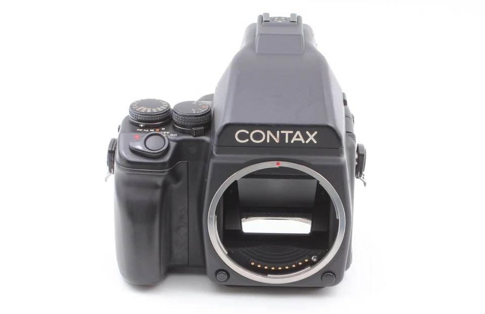 【Exc4 funciona bem 】 Contax 645 MF-1 AE Finder MFB-1A 120/220 de volta do Japão #840 - Imagem 2 de 4
