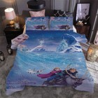 Ice Snow Blue Skirt 3D Print Duvet Quilt Doona Covers Pillow Case Bedding Sets