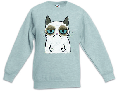 Cat II Kids Kinder Pullover Fun Cats Addiction Addicted Love Nerd