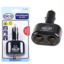2 Way Dual Car Cigarette Lighter Splitter Cocket 12V Dc Power Adapter 510000