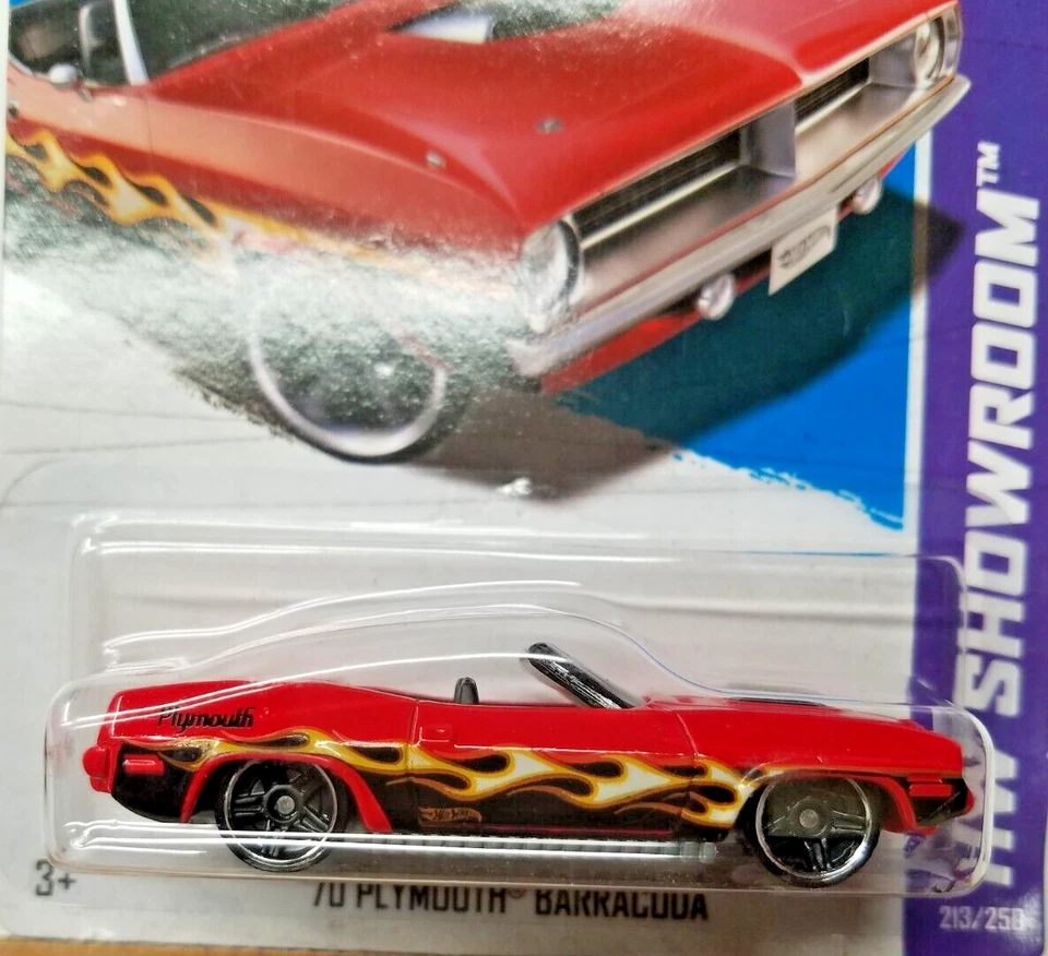 Hot Wheels Showroom 2013 Heat Fleet '70 Plymouth Barracuda Foto 2 de 4