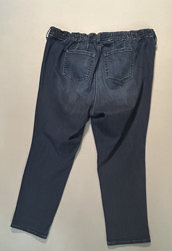 Torrid Jeans Womens 3R Pull On Stretch Elastic Waist 42x30.5 Drawstring - Picture 2 of 9