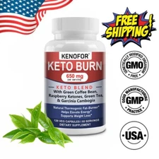 KETO with Green Tea Mixed Capsules-650MG-Natural Thermogenic Fat Burner