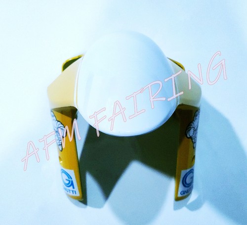 Yellow Blue White ABS Injection Mold Fairing Kit Panels for Ducati 749/999 05-06 - Picture 3 of 7