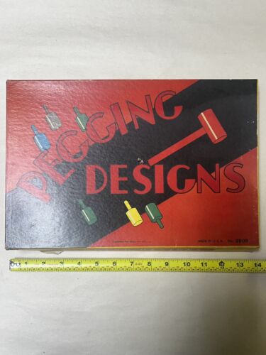 Vintage Pegging Designs World War II Era Game COMPLETE with Box, Pressman Toy *2 - Picture 2 of 9