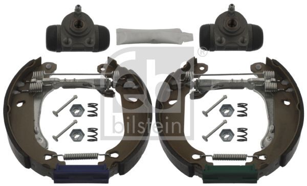 Febi 37500 Bremsbackensatz Mit Anbaumaterial Hinterachse Peugeot 206-image