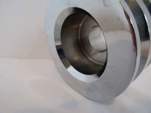CHROME DOUBLE GROOVE ALTERNATOR PULLEY FITS GM SB BB CHEVY FORD #8968 - Picture 5 of 5